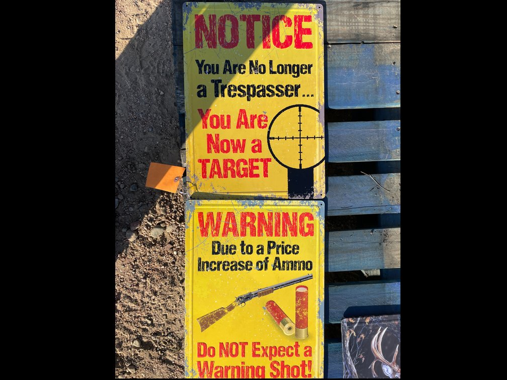 Notice & Warning Metal Signs