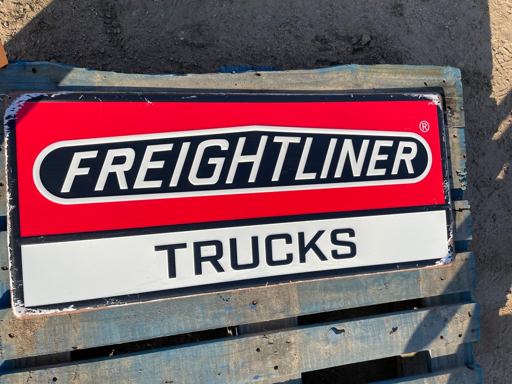 Freightliner Trucks Metal Sign