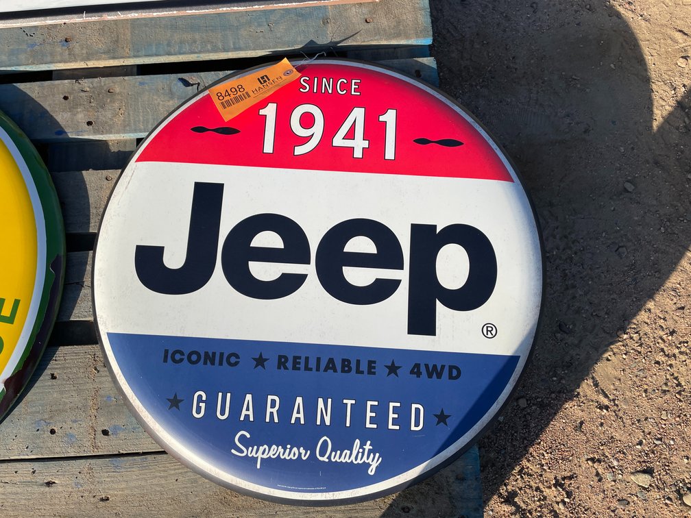 Jeep Metal Sign