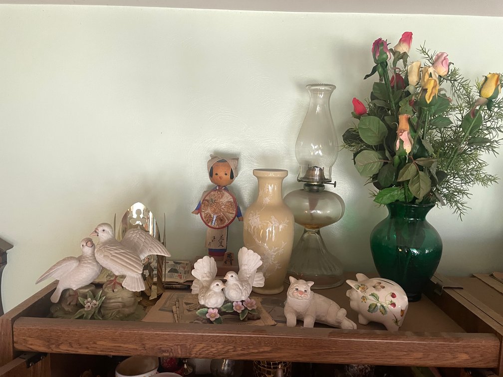 Assorted Crystal Glassware and Decorations