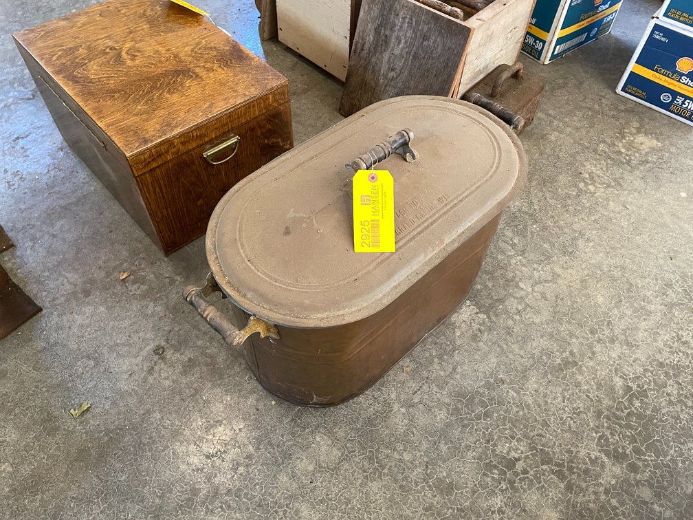 Copper Boiler Pot with Lid