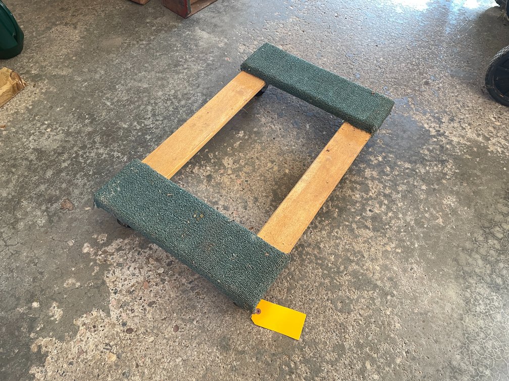 4-Wheeled Carpeted Moving Dolly