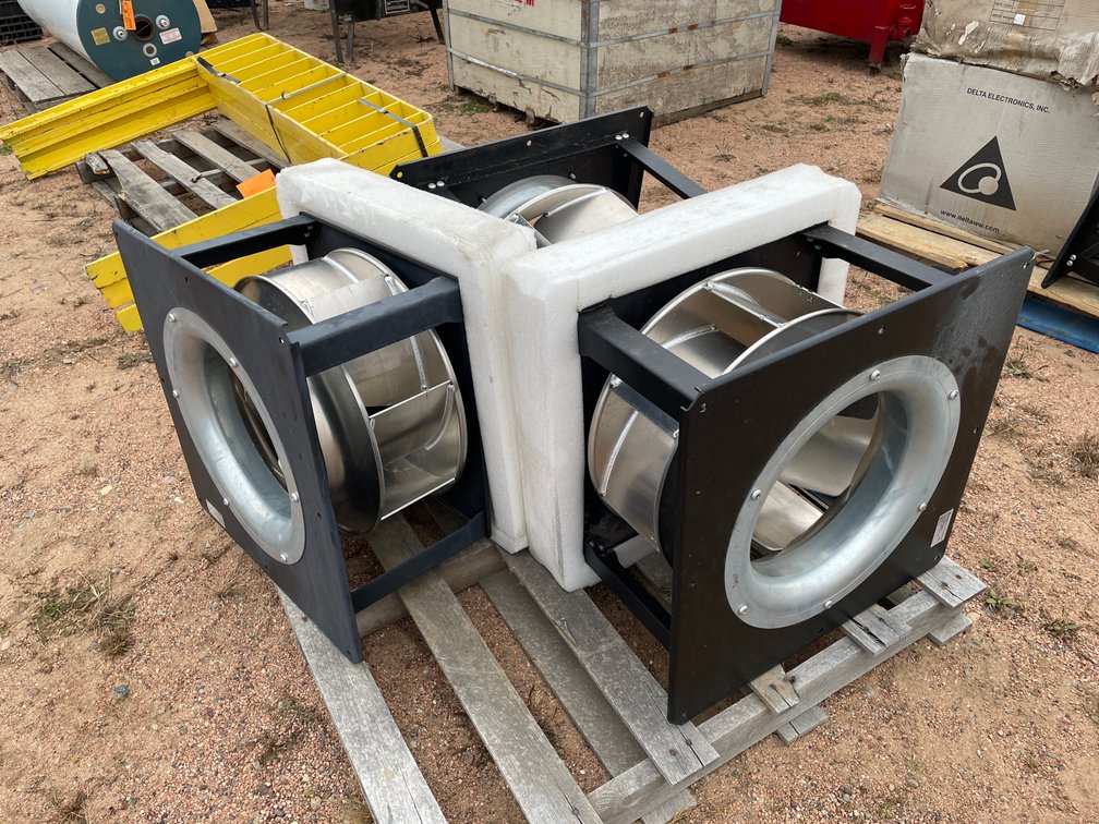 (3) Delta Electronics Aluminum Centrifugal Fans