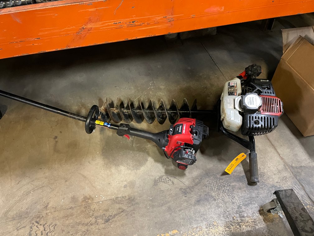 Post Hole Earth Auger and Weed Eater (PR6)
