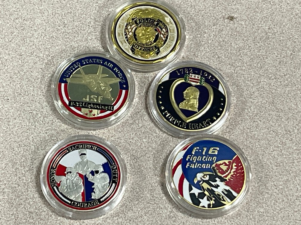 Military and Law Enforcement Coins (T2)