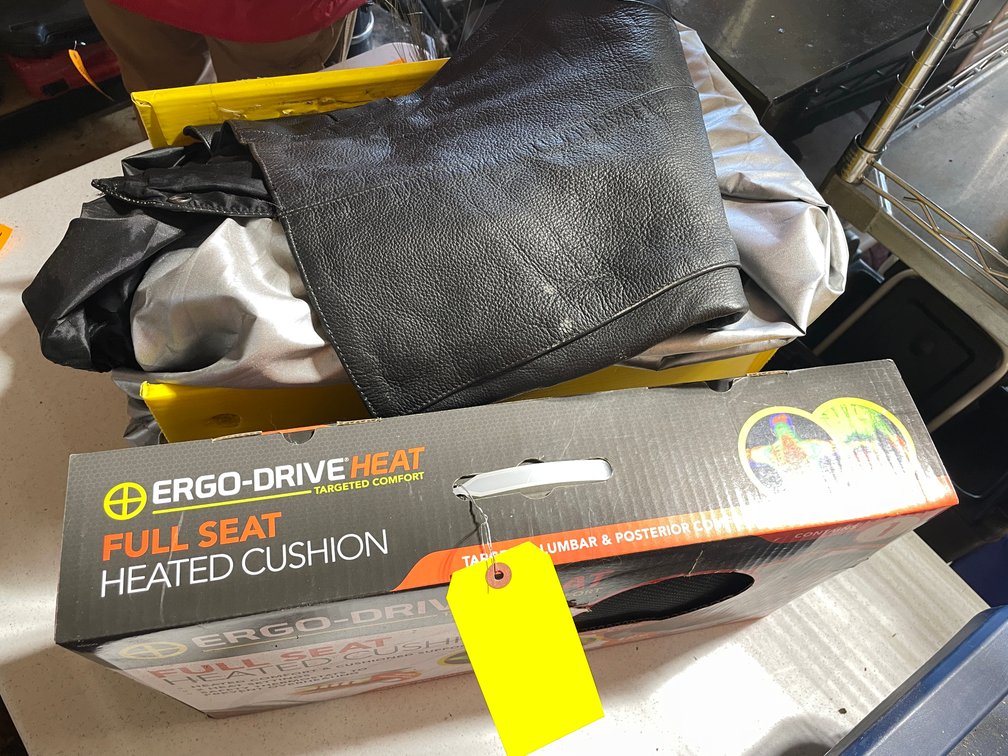 Ergo-Drive Heated Seat Cushion and Motorcycle Accessories