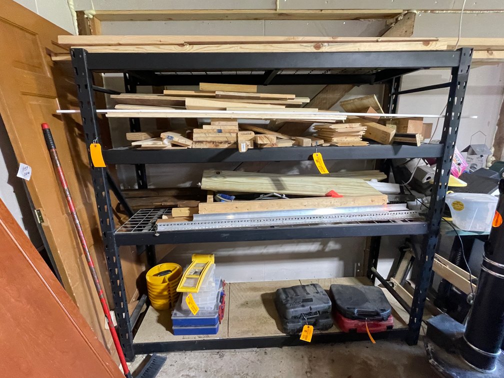 Metal Shelving Unit