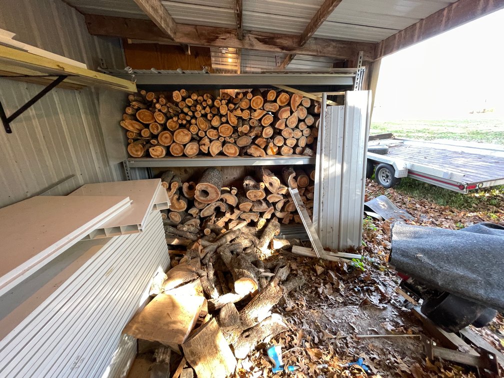 Stack of Pear Wood