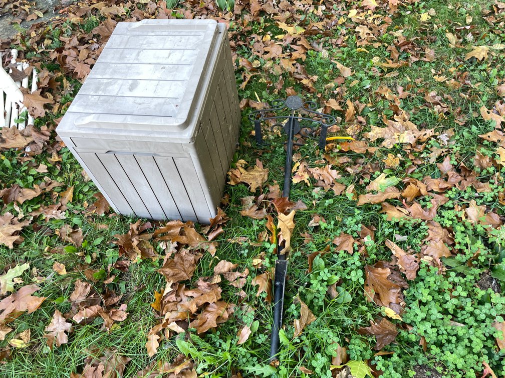 Hose Reel Box with Hose Accessories