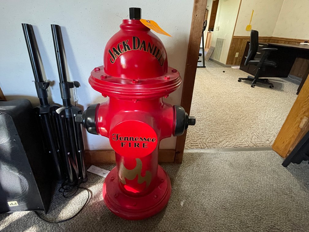 Jack Daniels Plastic Fire Hydrant