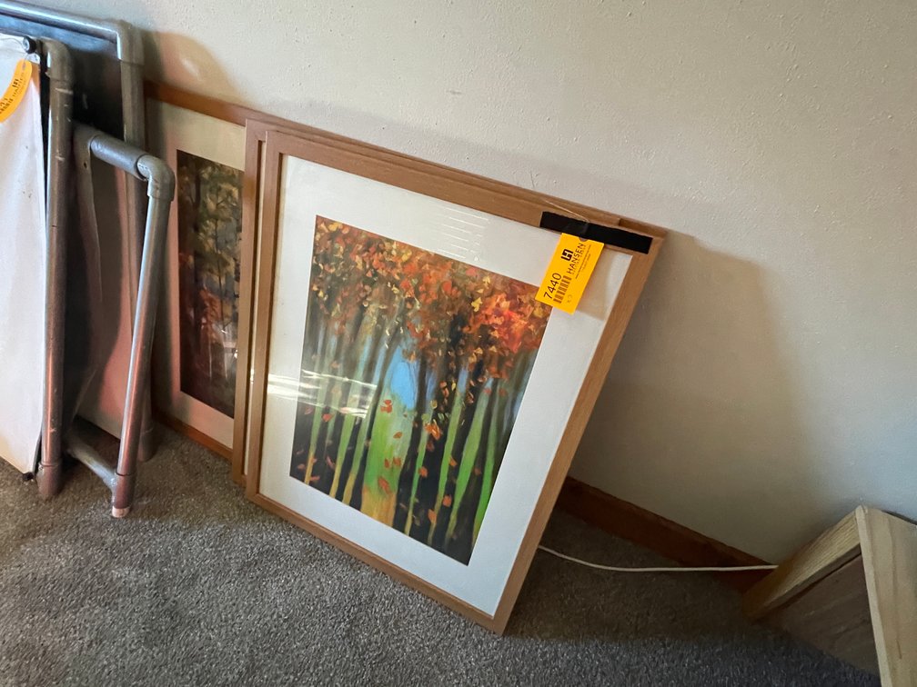 (3) Abstract Art Prints