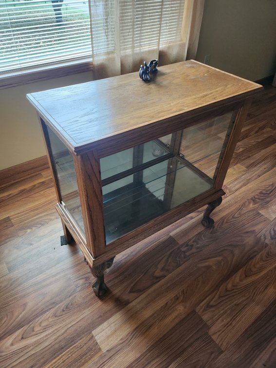 Wood Display Cabinet