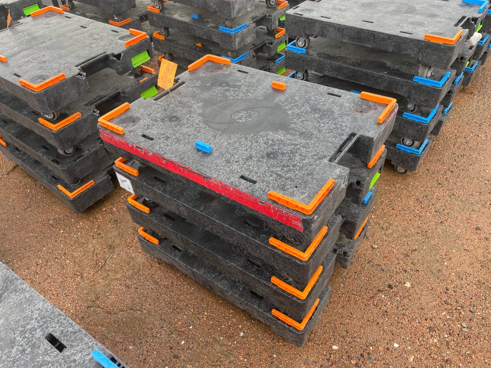 (4) Poly Express Pickup Moving Dollies