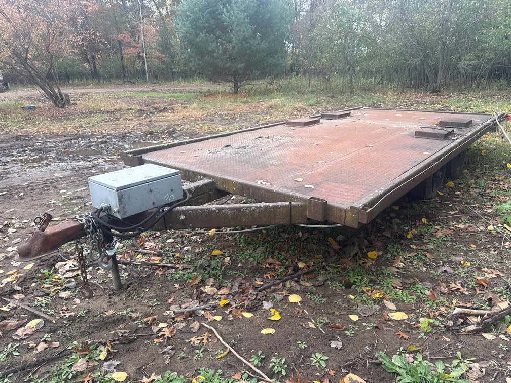 Tandem Axle Steel Flatbed Utility Trailer