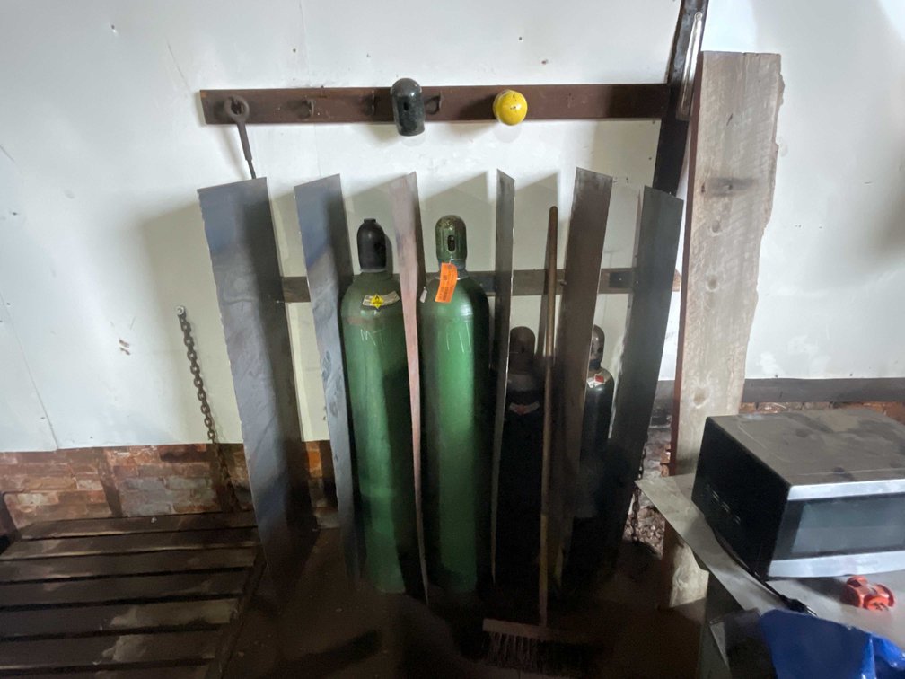 (2) Oxygen and (2) Acetylene Tanks