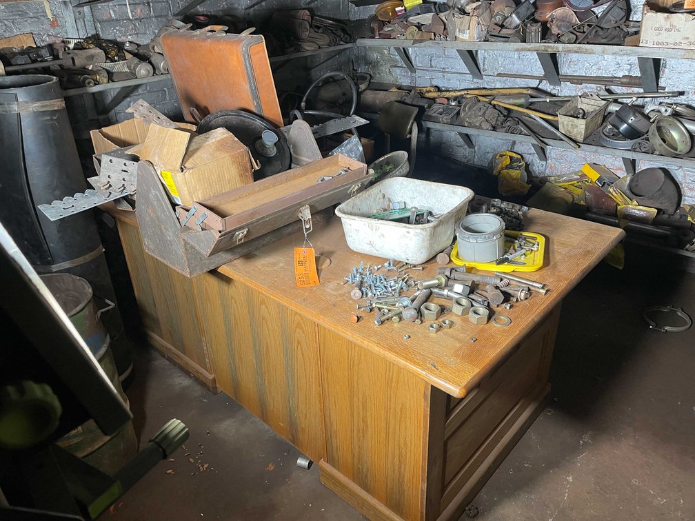 Desk and Contents