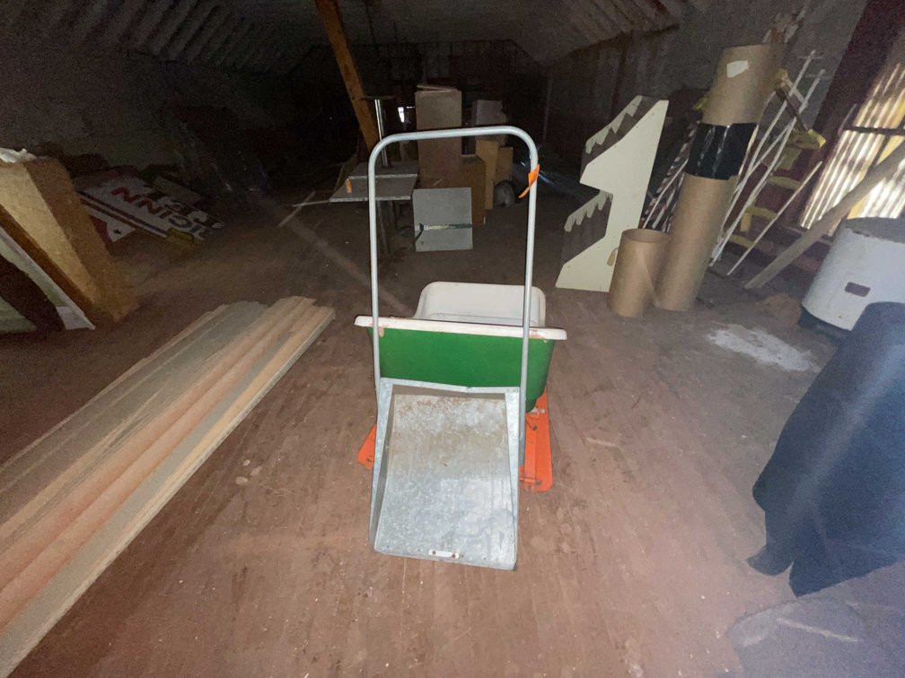 Vintage Snowmobile Sled