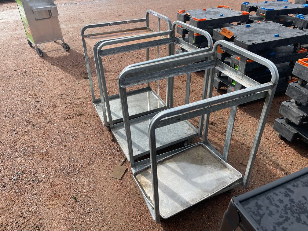 (3) Rolling Baking Sheet Cart