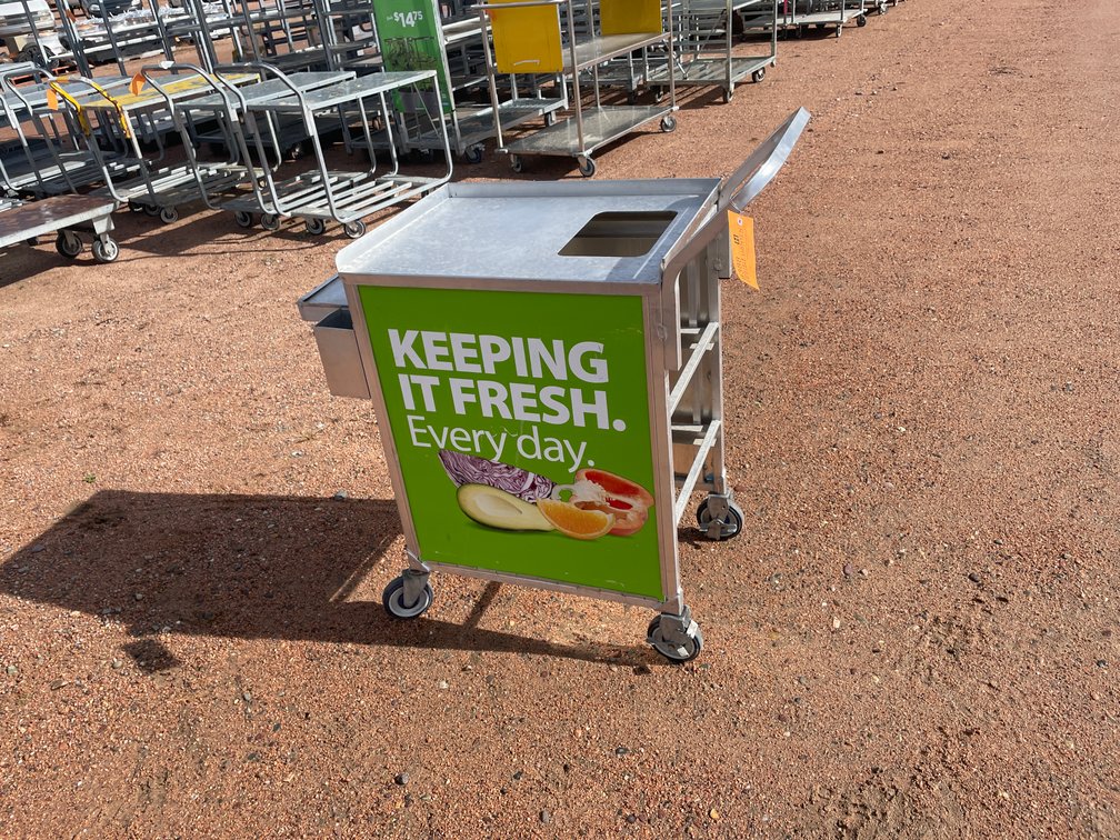 National Cart Company Rolling Kitchen Cart