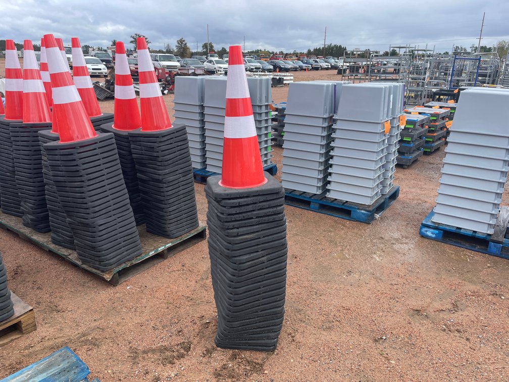 Stack of Construction Cones