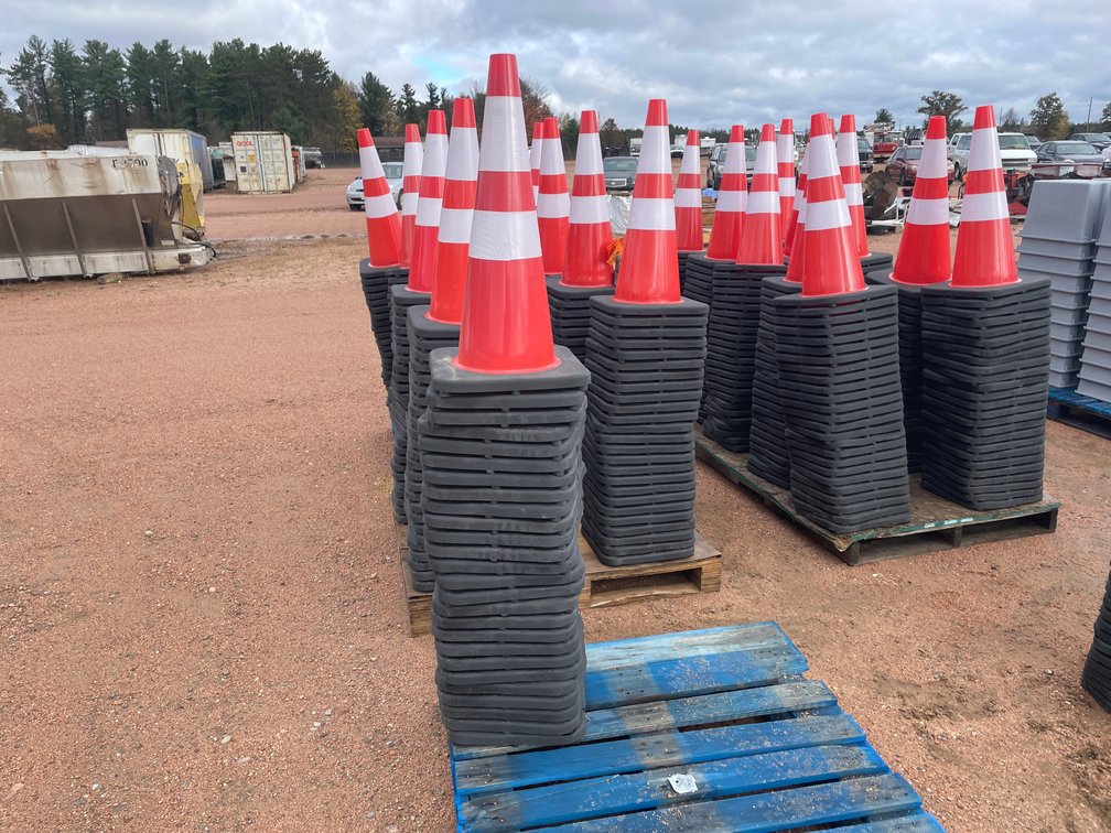 Stack of Construction Cones
