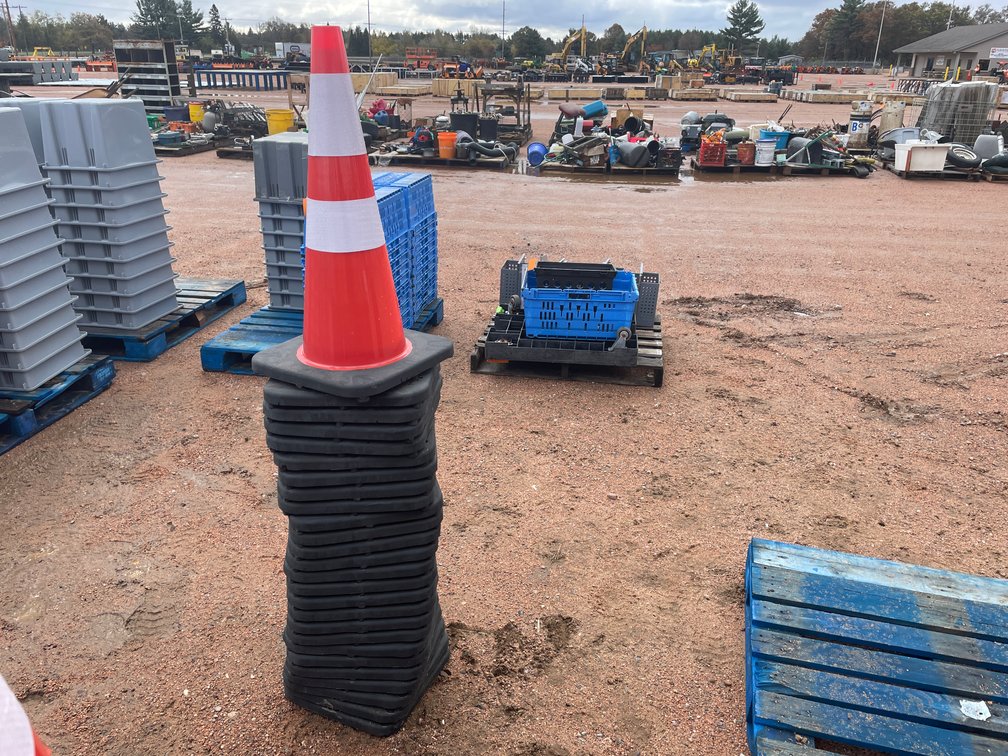 Stack of Construction Cones
