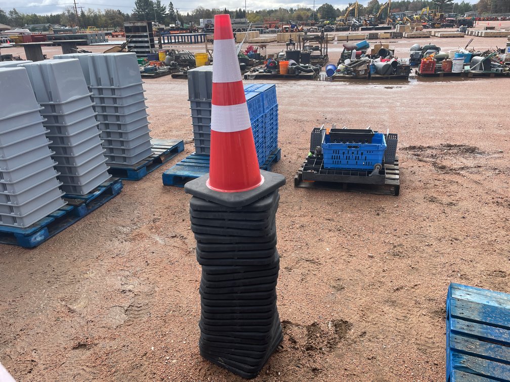 Stack of Construction Cones