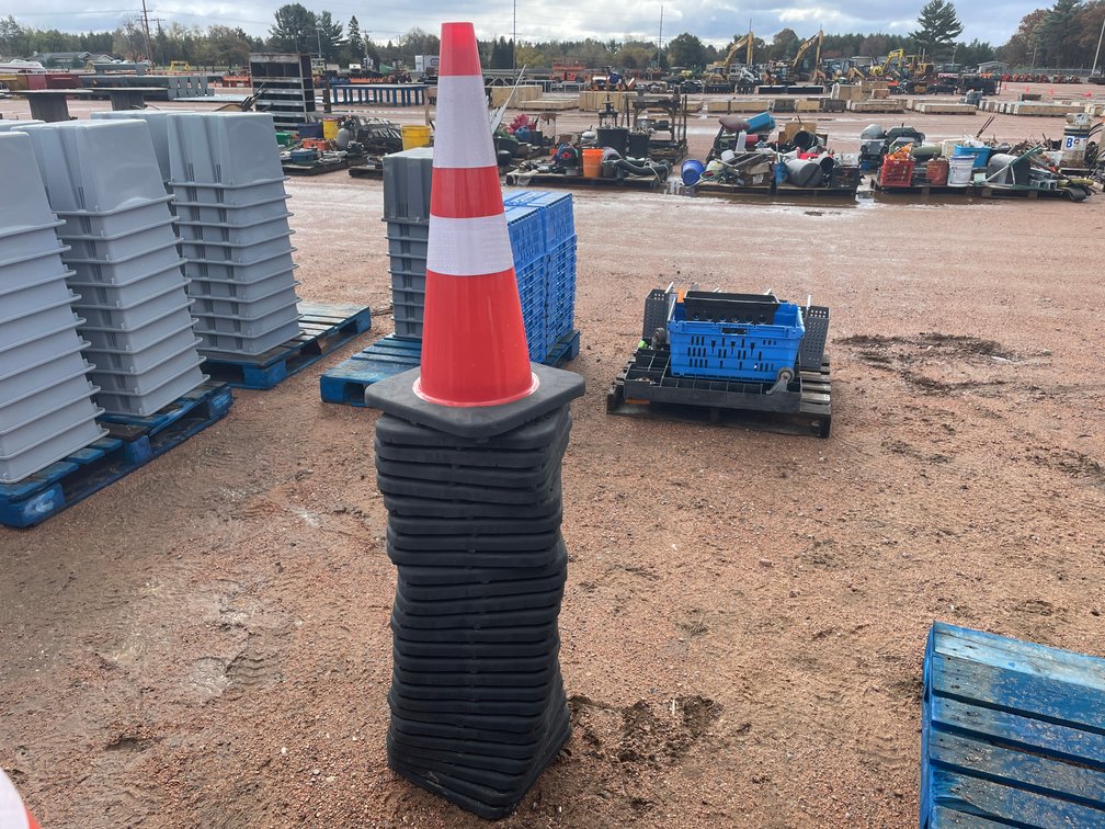 Stack of Construction Cones