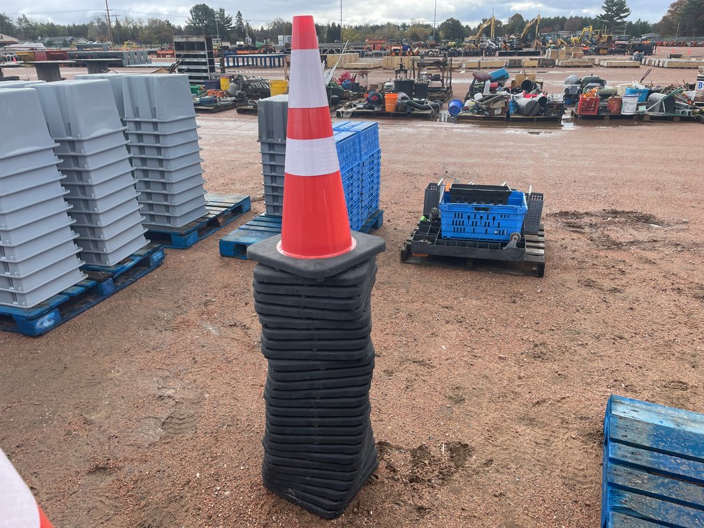 Stack of Construction Cones