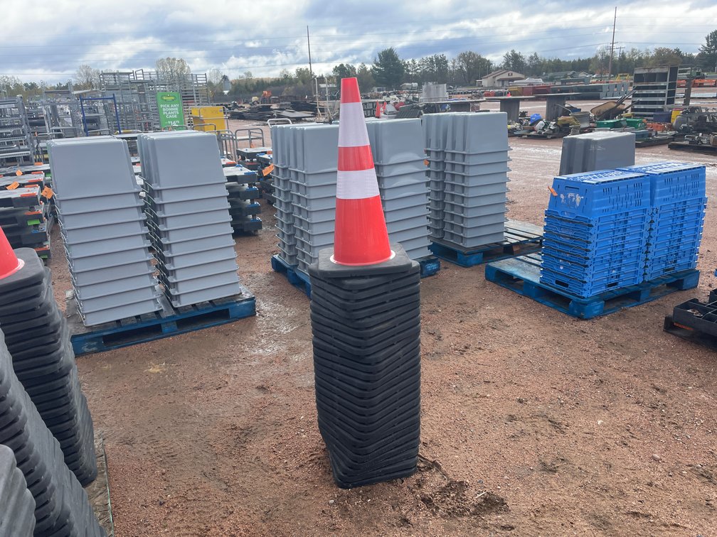 Stack of Construction Cones