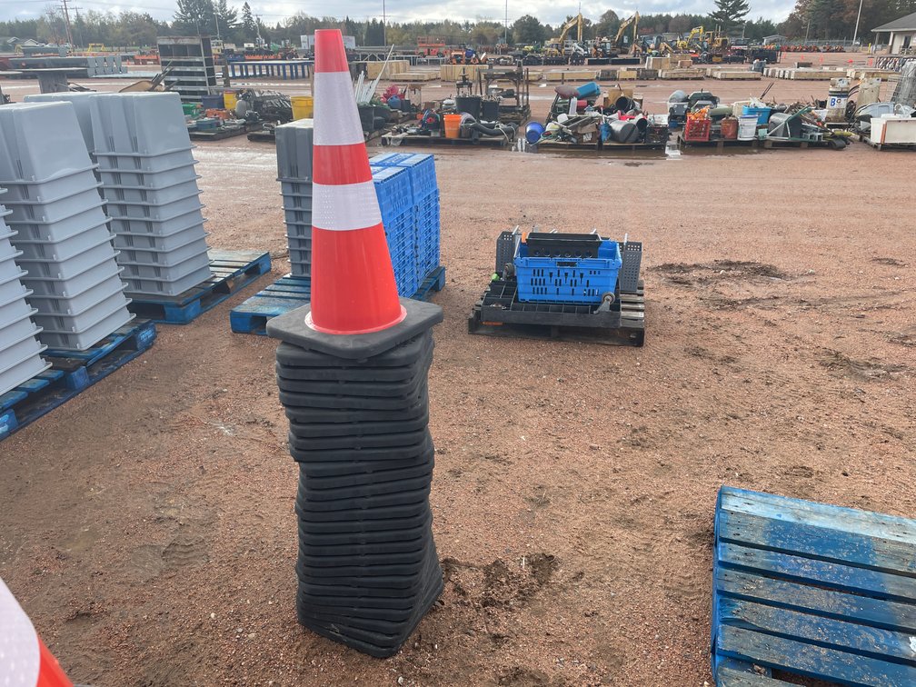Stack of Construction Cones