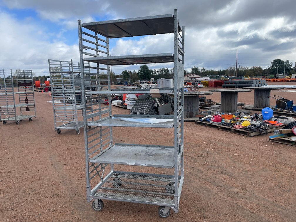 Aluminum Rack on Wheels