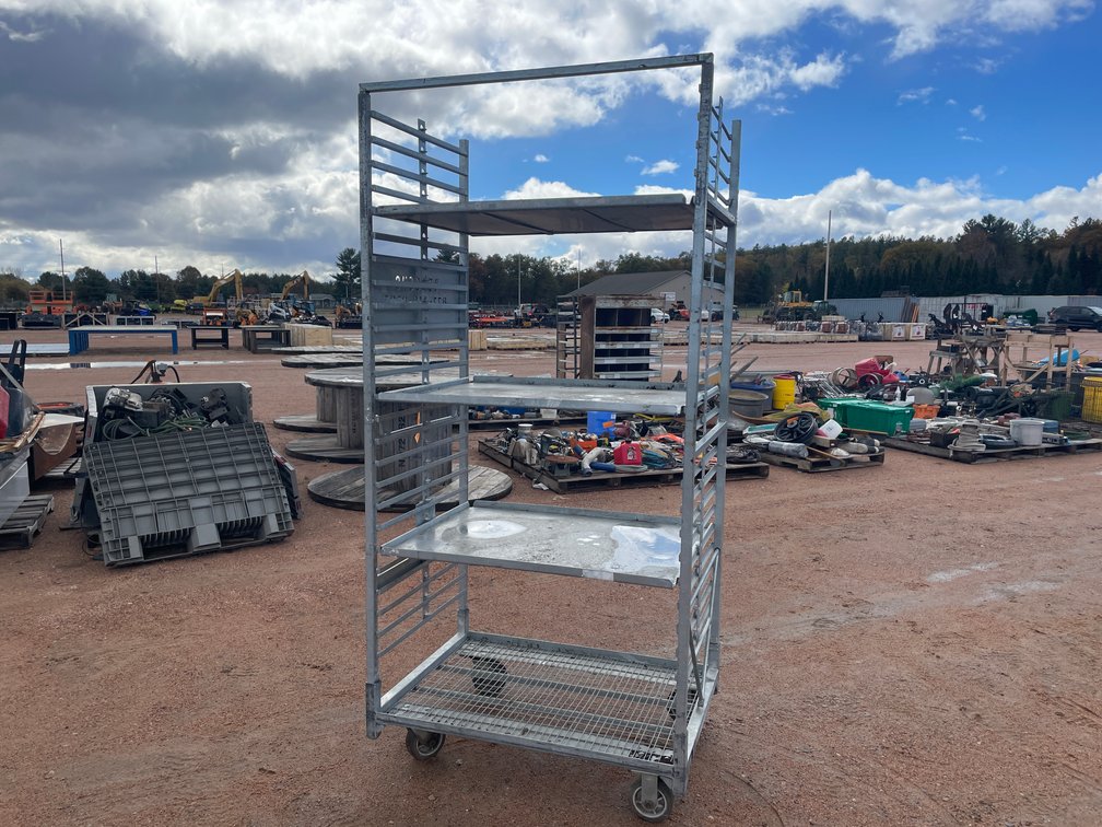 Aluminum Rack on Wheels