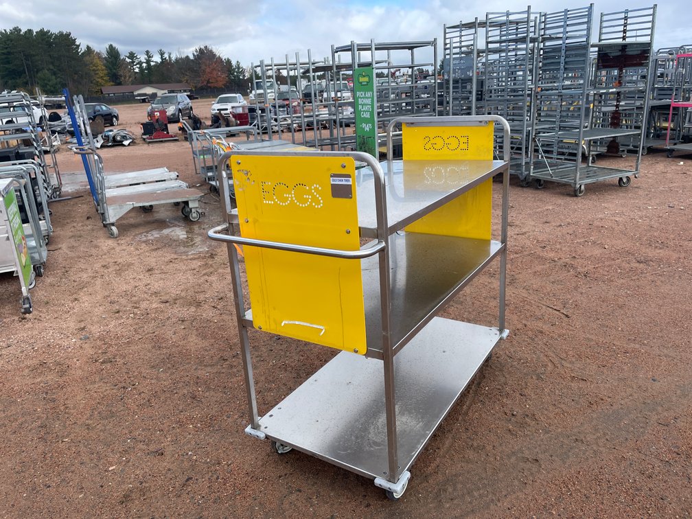 Metal Food Prep Cart