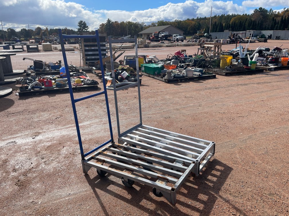 (2) Metal Rolling Utility Cart