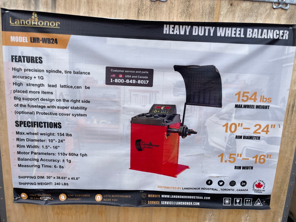 LandHonor Heavy Duty Wheel Balancer
