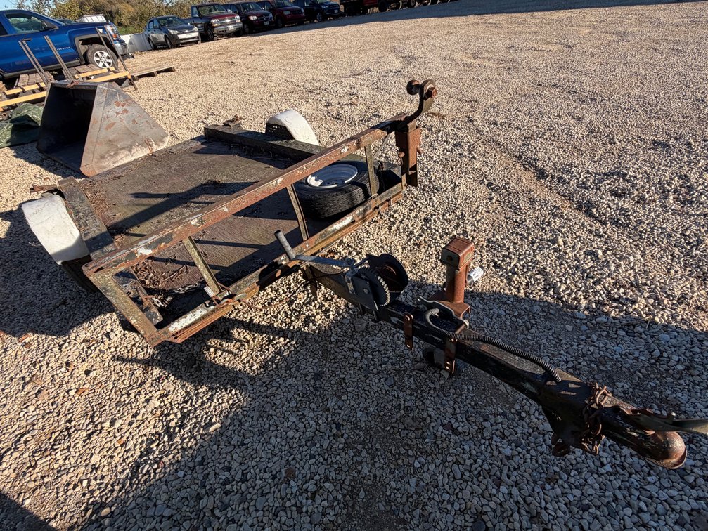Single Place Snowmobile Trailer
