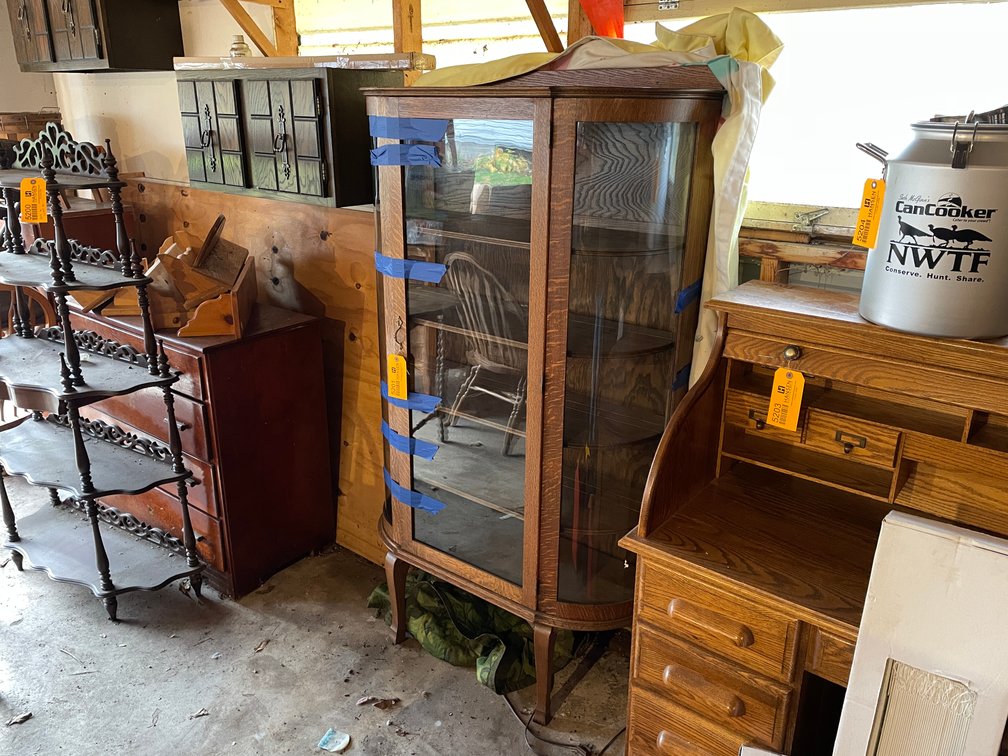 Oak China Hutch
