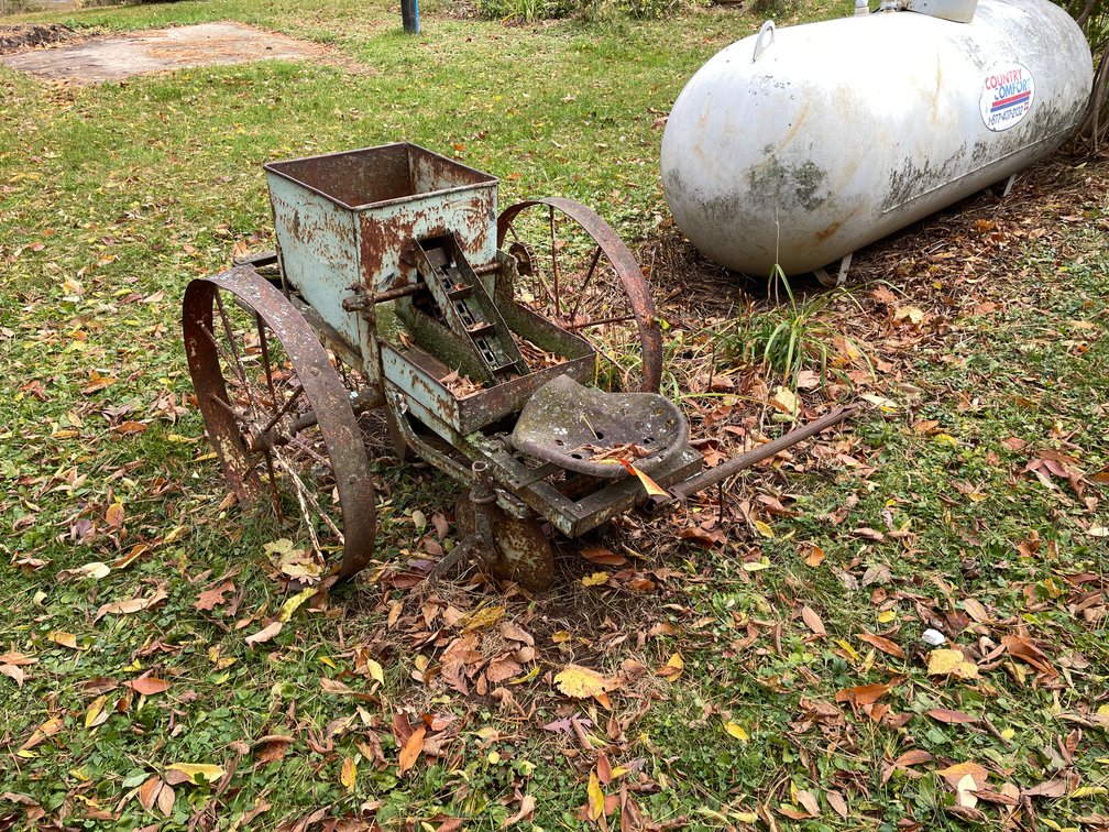 Vintage Pull Behind Potato Planter