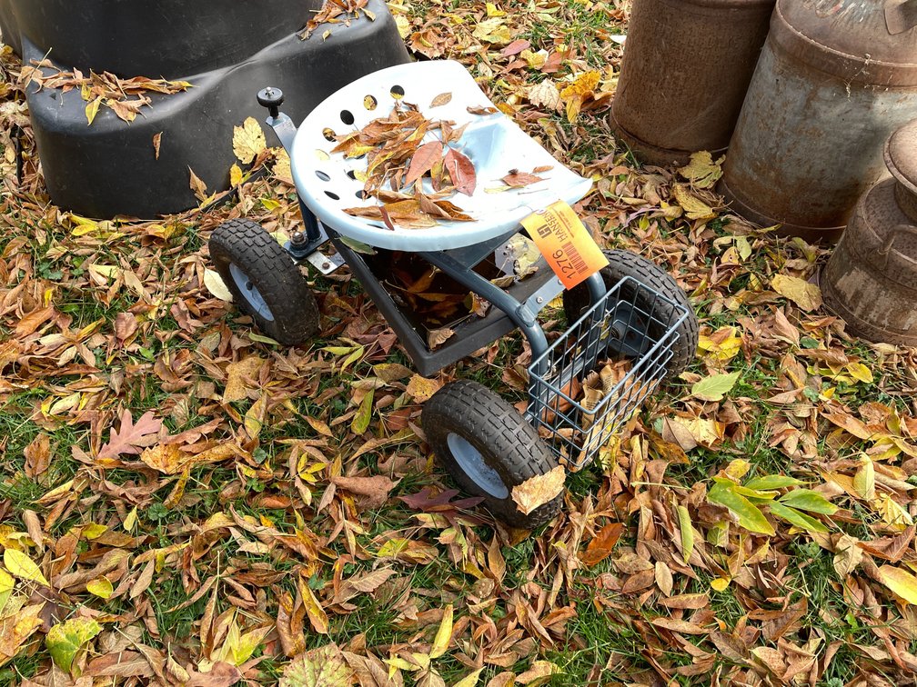 Lawn and Garden Cart with Seat