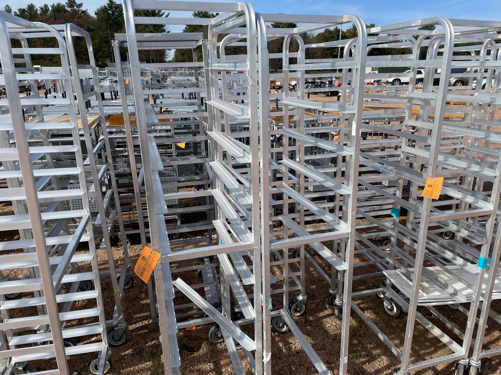 (4) Aluminum Sheet Pan Racks