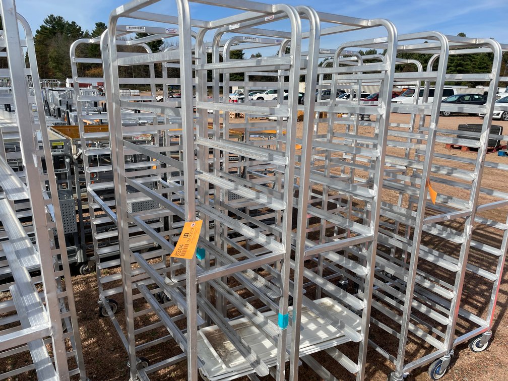 (4) Aluminum Sheet Pan Racks