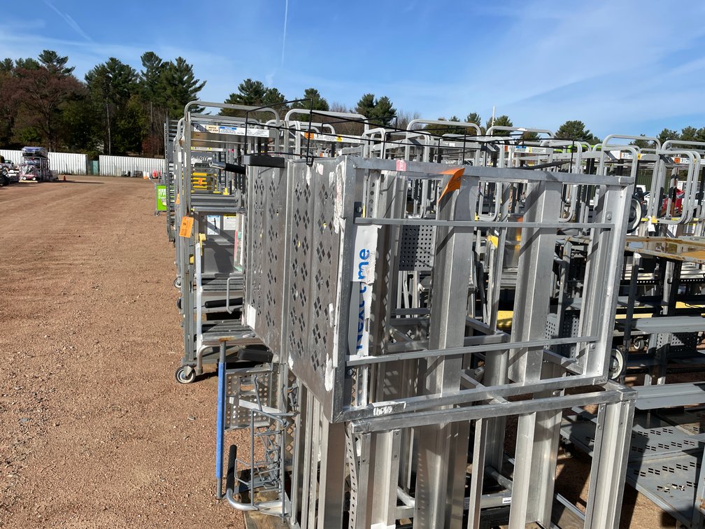 (2) Metal Carts on Wheels