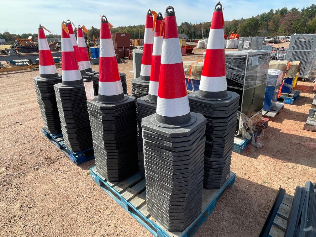 (25) Orange Traffic Cones