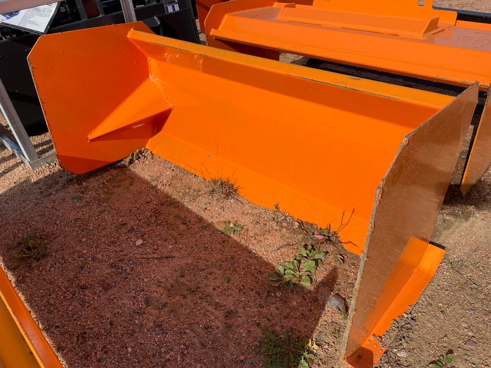 New KC 48" Mini Skid Steer Snow Pusher
