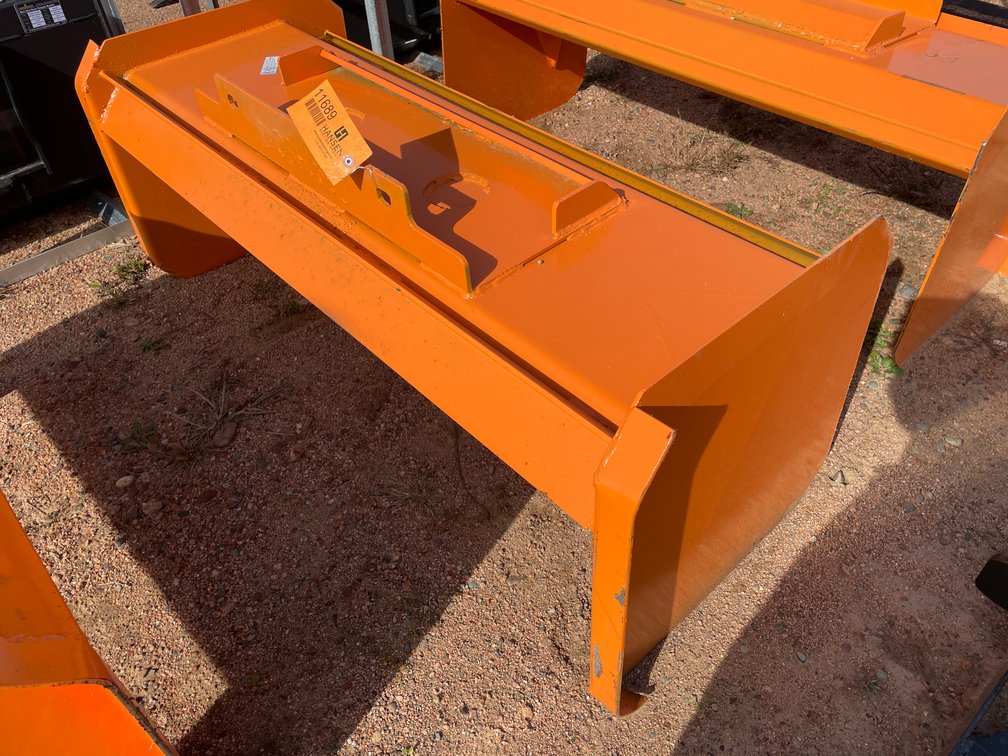 New KC 48" Mini Skid Steer Snow Pusher