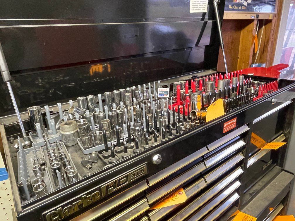 Large Variety of Sockets and Socket Organizers