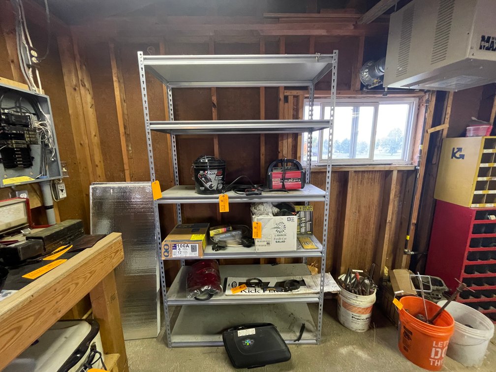 (2) Shop Shelving Units