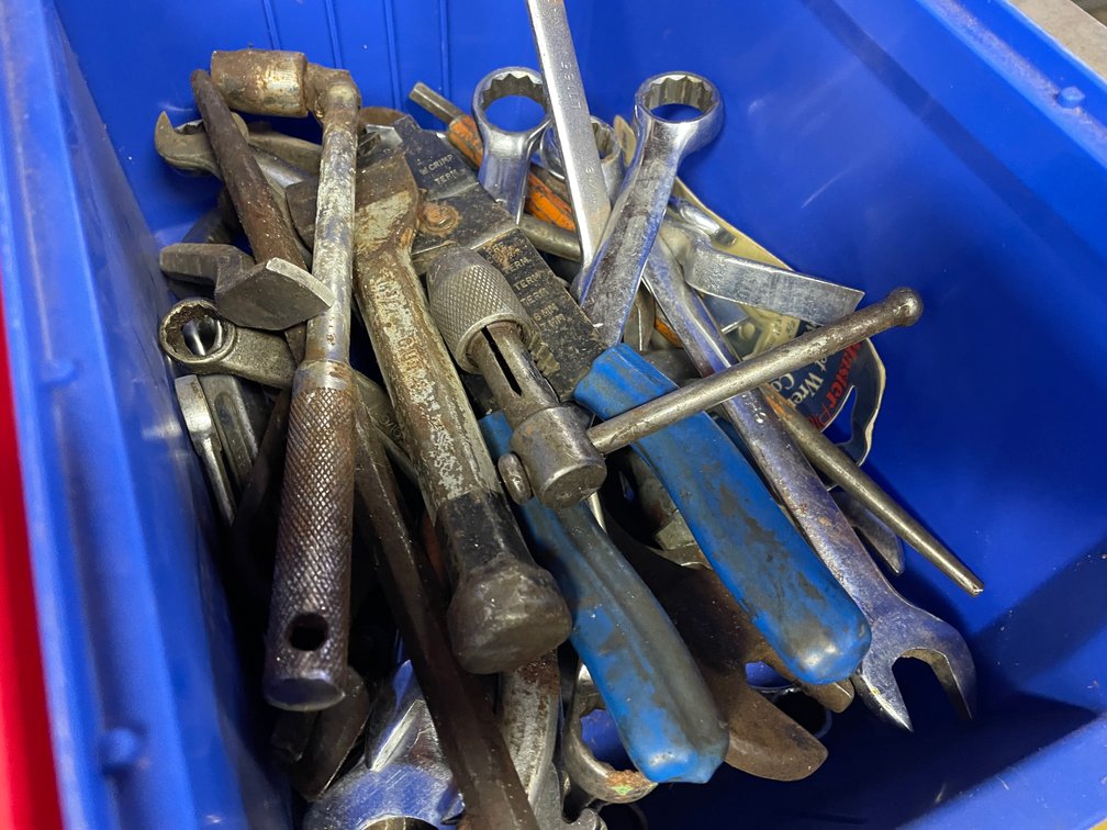 (3) Bins of Shop Supplies