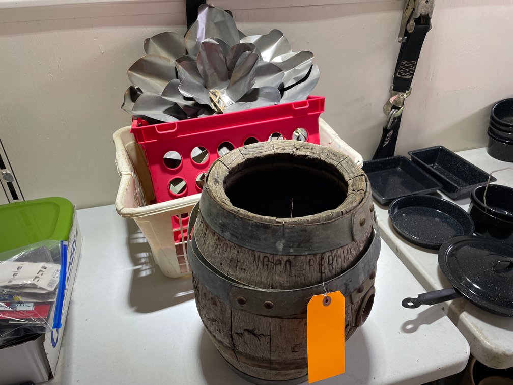 Wooden Barrel and Household Decor